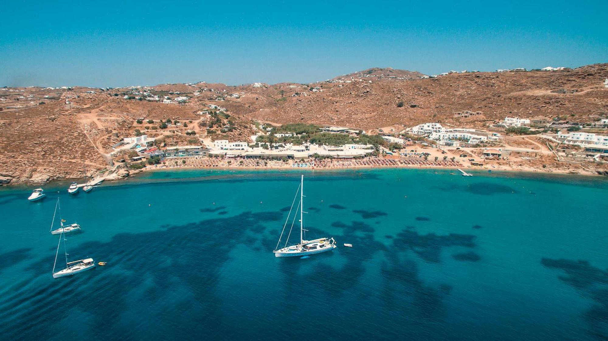 Paradise Beach Camping Platys Gialos  Exteriér fotografie