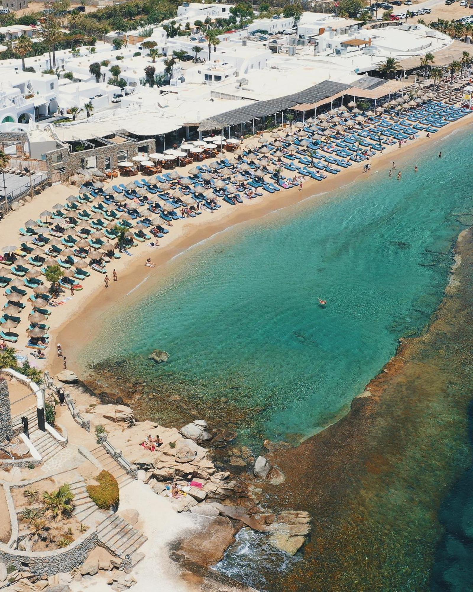 Paradise Beach Camping Platys Gialos  Exteriér fotografie